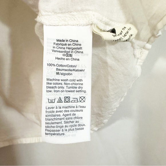 Madewelll X Warm Pintuck Tie Neck Top - Picture 11 of 12